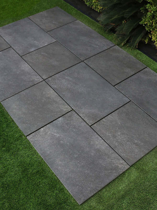 HS Nero Porcelain Paving Slabs 900x600x20 mm (21.6 SQM, 40 Slabs Per Pack)