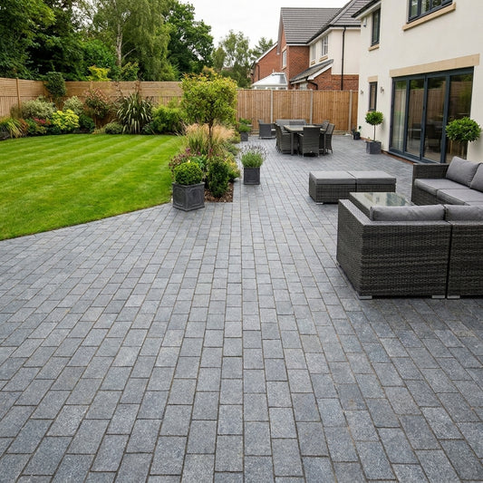 Blue Black Granite Cobbles 200x100 2CM (500 Pcs, 10 SQM)