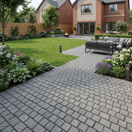 Kandla Grey Cobblestone 100x100x40-60 mm (1000 Pcs, 10 SQM)