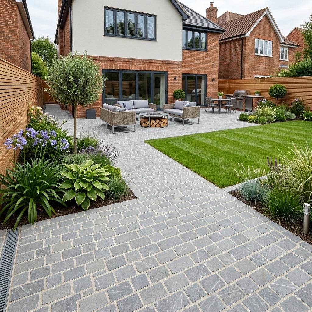 Kandla Grey Cobblestone 200x100x40-60 MM (500 Pcs 10 SQM)