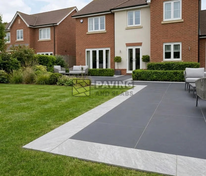 Kandla Grey sandstone edging planks 900x200 for garden path borders and paving slabs UK