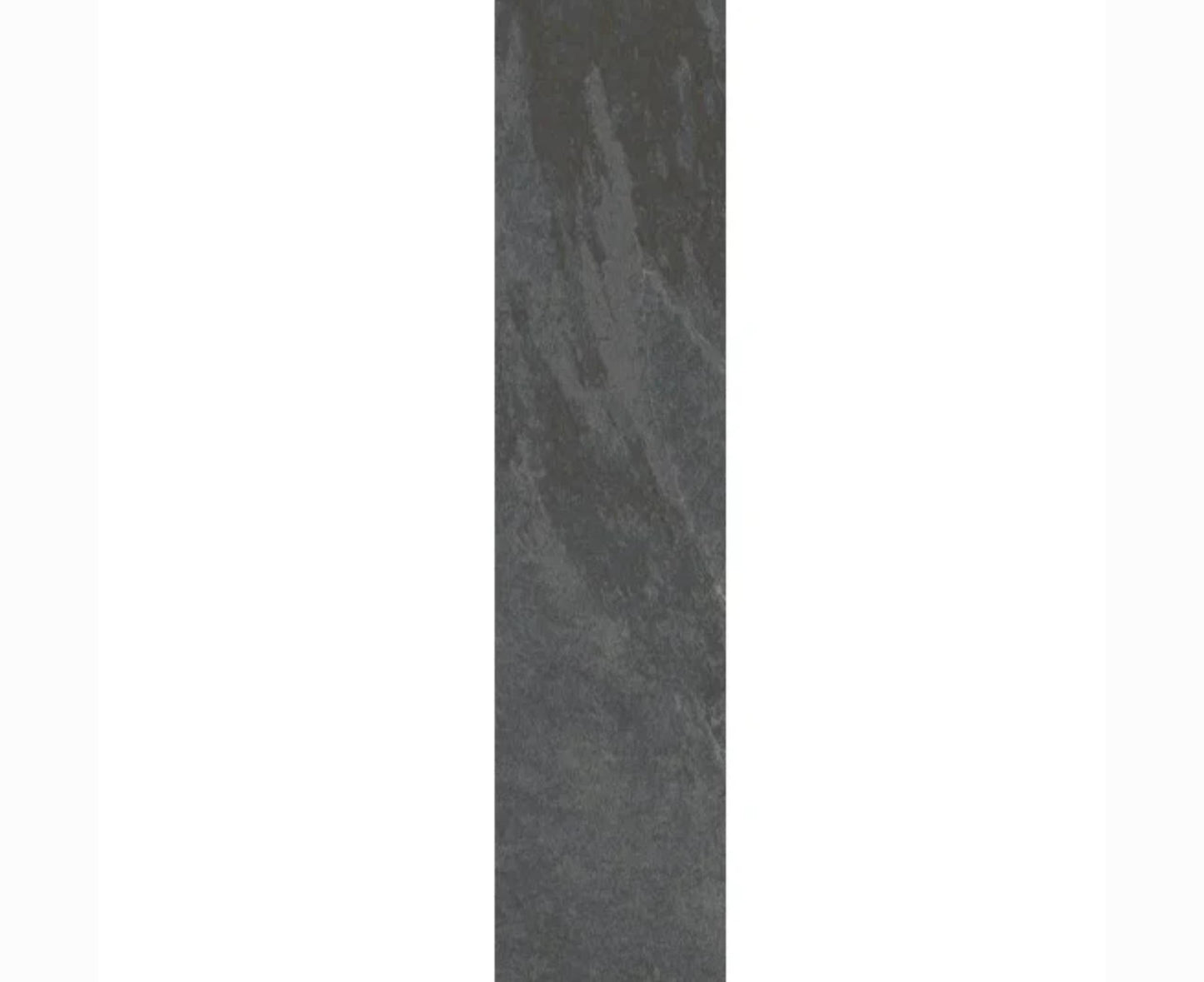 Linear paving in Manchester Midnight, slim plank style tiles for modern landscaping