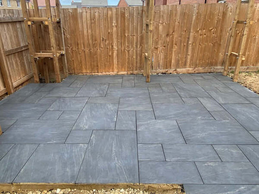 Manchester Midnight patio and garden porcelain paving UK