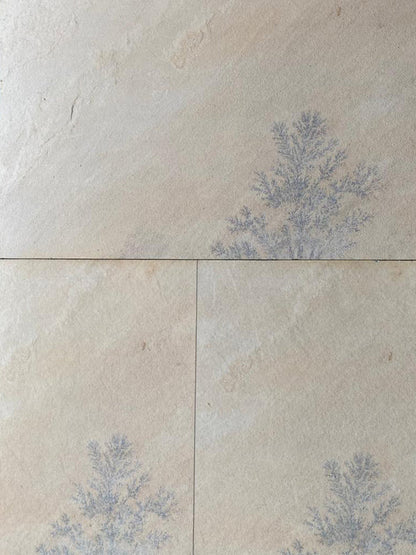 Mint Fossil Porcelain Paving Slabs 900x600x20 mm (21.6 SQM, 40 Slabs Per Pack)