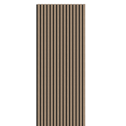 Teak Acoustic Wood Wall Panel Thin Slat Series 1 - 240x60cm