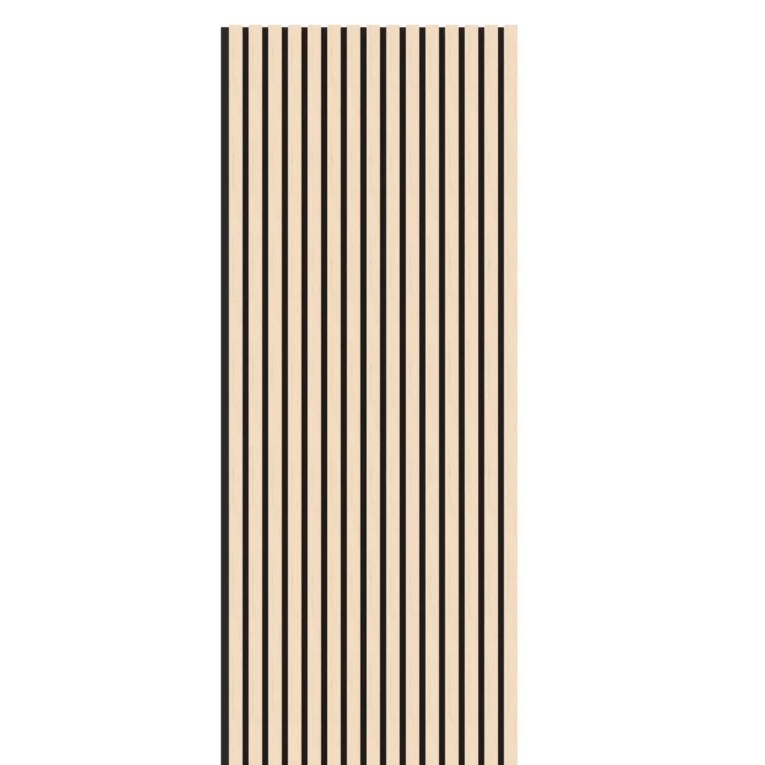 Oak Acoustic Wood Wall Panel Thin Slat Series 1 - 240x60cm