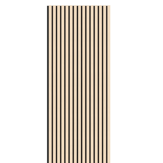 Oak Acoustic Wood Wall Panel Thin Slat Series 1 - 240x60cm