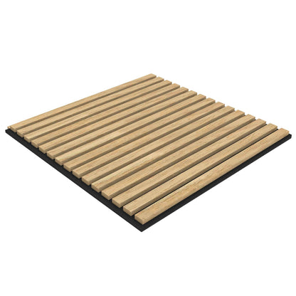 Oak decorative wall panel 60cm x 60cm for indoor wall styling
