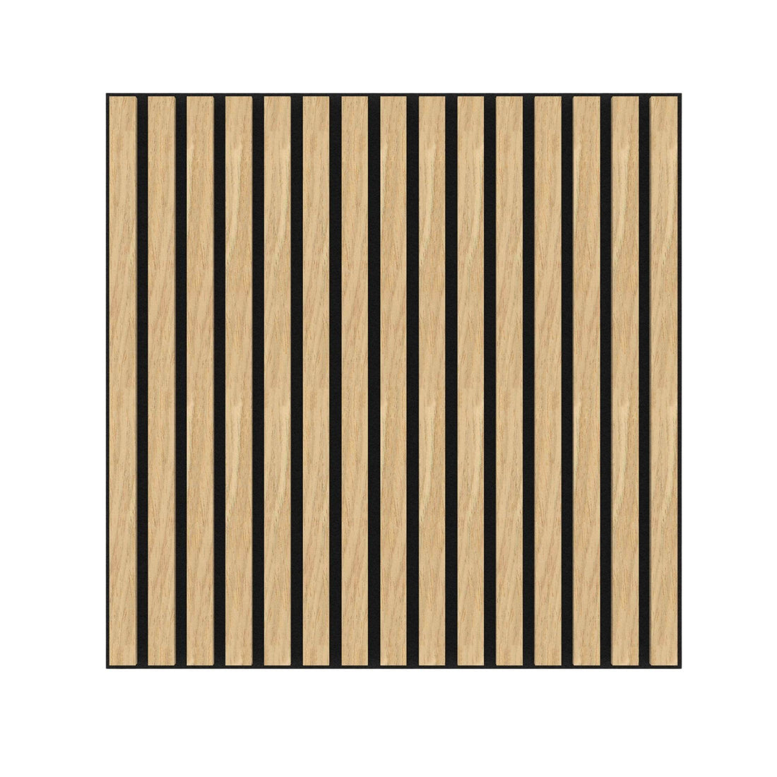 Oak wall panel 60cm x 60cm for decorative interior walls