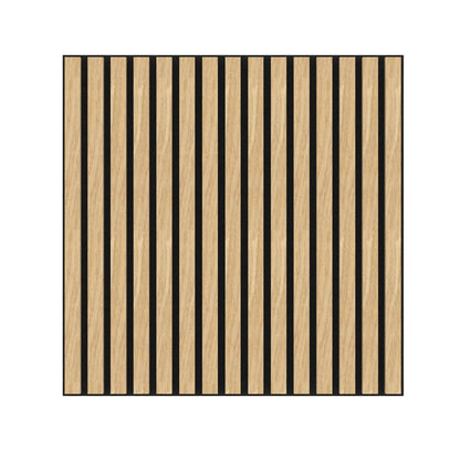 Oak wall panel 60cm x 60cm for decorative interior walls