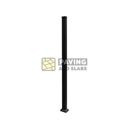Composite fencing post kit with caps for outdoor garden fence installation UK