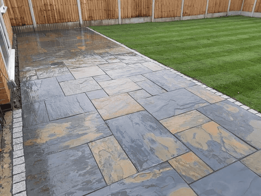 Rustic Slate Stone Paving 900x600 mm