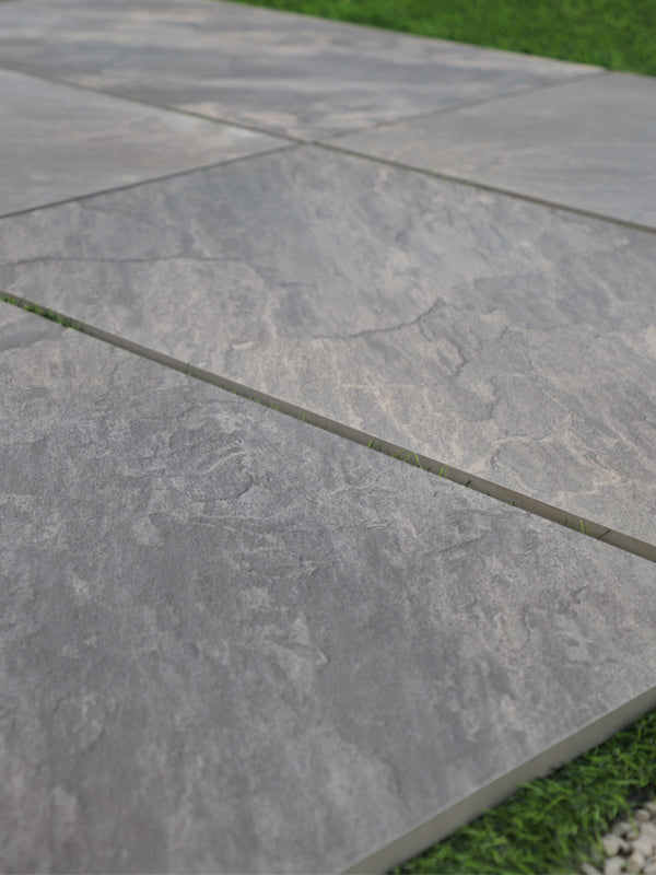 Sagar Black Porcelain Paving Slabs 900x600x20 mm (21.6 SQM, 40 Slabs Per Pack)